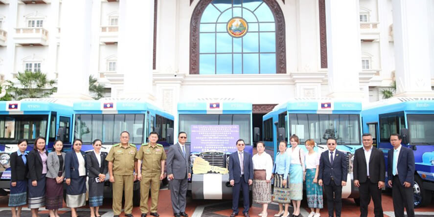 e-Future donate electricity buses to Laos (Sep 9th, 2024)