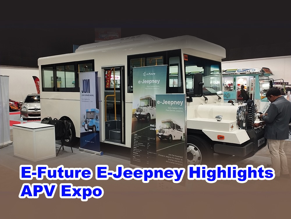 E-Future E-Jeepney Highlights APV Expo