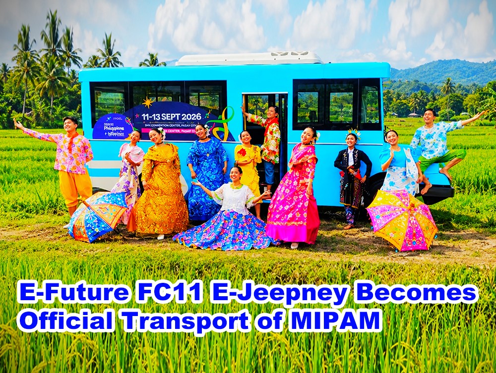 E-Future FC11 E-Jeepney Becomes Official Transport of MIPAM